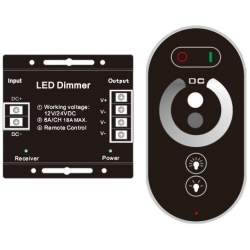 Dimmer Touch control para Led RGB o 3 canales 12/24v.432w