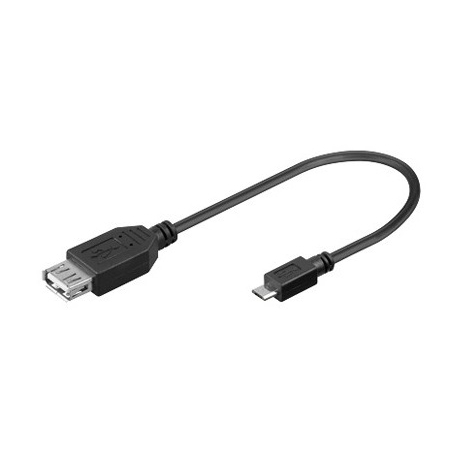 Adaptador Cableado usb-hembra-micro usb-b