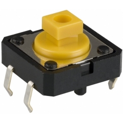 Pulsadores Tact Switch 12x12mm de PCB THT Omron