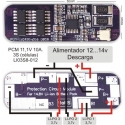 PCM 3S para Baterías de Litio 11.1v Litio L03S