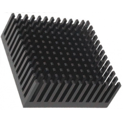 Disipador Térmico negro de Puas 43x43x16.51mm