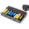 Multi Cargador de sobremesa de Baterias de 8 bahías
