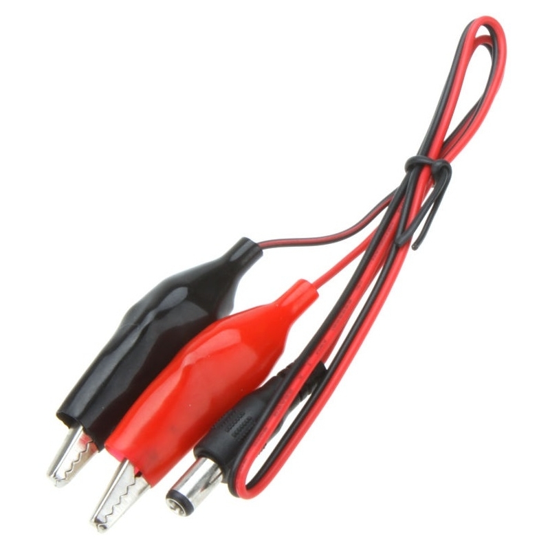 Cables con Conector Jack Pinzas Cocodrilo