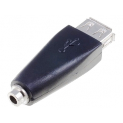 Adaptador USB Hembra a Jack 3.5 Hembra
