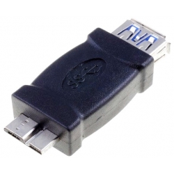 Adaptador Doble USB-3 Macho-USB 2 Hembra