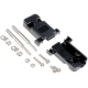 Carcasas para conector Sub-D﻿ 9pin negro
