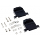 Carcasas para conector Sub-D﻿ 15pin negro