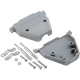Carcasas para conector Sub-D﻿ 37pin gris