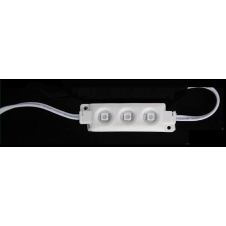 Modulo 3 led 5050 smd sumergible de 68x20x7mm