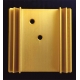 Disipador Térmico Rectangular 50x50x12mm anodizado en Oro