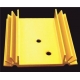 Disipador Térmico Rectangular 50x50x12mm anodizado en Oro
