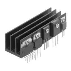 Disipadores Térmicos Negros 55x34x60mm para Transistores
