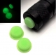 Boton de Goma 18x14x6mm Verde para Pulsadores/Interruptores