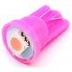 Bombilla LED T10 1 Led 5050 3 chip 12v Rosa