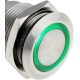 Pulsador conmutado de panel Antivandalos 25S con Led Anillo