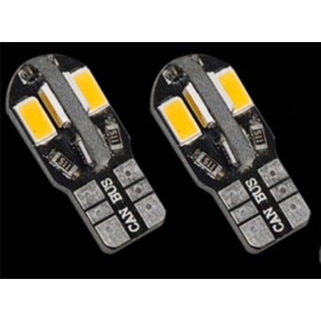 Bombilla Led T10 8 Led 5730 Blanco Calido