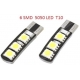 Bombilla LED T10 Canbus 6 Led 5050 SMD 12v