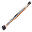 Juego de 10 Conector Dupont Macho-Macho Cable 80-120mm 1 pin