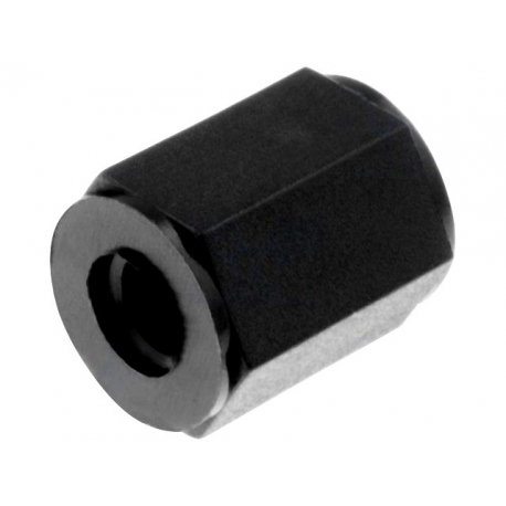 Separador hexagonal Poliamida Negra M3 rosca interior