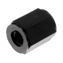 Separadores Hexagonales Nylon negro M3 rosca interior
