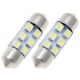 Festoon 8 LED 3528 de 36mm