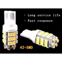 Bombillas T10 de 42 Led SMD 1210-12v