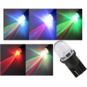 Bombilla T10 W5W 1 Led Redondo "Arco Iris" 12v