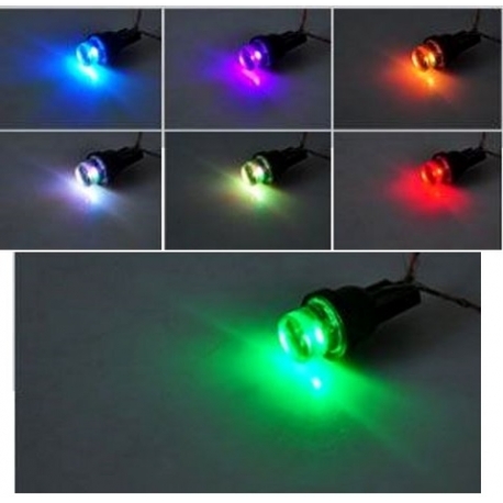 LED T10 W5W 1 Led inverted Rainbow "Arco Iris" 12v