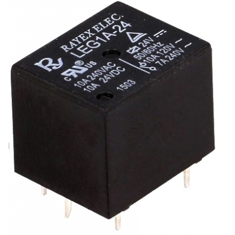 Rele Cubo 24v.10A. Rayex