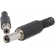 Conector Jack macho de alimentación 5.5-2.5-14mm