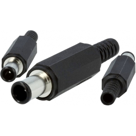 Conector Jack macho de alimentación 6.5-4.3mm 4.3-6-5