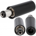 Conector Jack macho de alimentación 5.5-2.5-10mm