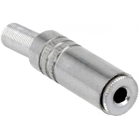 Conectores Jack Hembra Aereo 3.5mm Stereo Metal