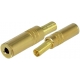 Conectores Jack Hembra Aereo 3.5mm Gold
