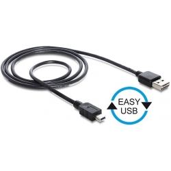 Adaptador cableado USB-Easy Macho-Mini USB Macho
