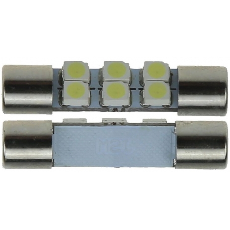 Bombillas 6 LED 1210 Festoon de 29x6mm