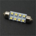 Bombillas Festoon 8 Led Smd 1210 Blancos, PCB de 39mm