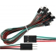 Conector cableado Dupont paso 2.54mm Macho-Hembra 3 pin