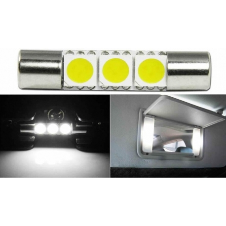 Bombillas 3 LED 5050 Festoon de 29x6mm