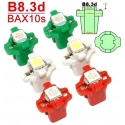 Bombillas B8.5 BAX10S de 1 Led SMD 5050