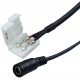 Conector cableado Click Jack hembra 5.5-2.1mm de Tiras de Led