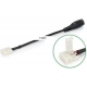 Conector cableado Click Jack hembra 5.5-2.1mm de Tiras de Led