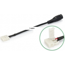 Conector Jack Hembra 5.5-2.1mm Click Cable 1m