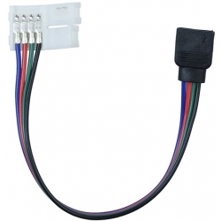 Conector Click RGB a 4pin con Cable 15cm de Tiras de Led