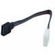 Conector cableado Click RGB a conector 4pin 15cm de Tiras de Led