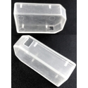 Caja de ABS de 36x22x10mm Transparente
