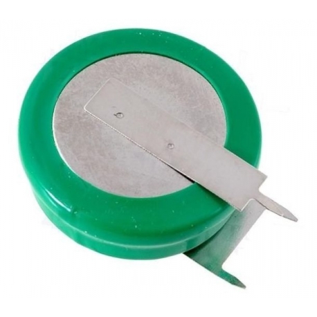 Batería NI-MH Recargable 1.2v. 320mA Boton con lengueta