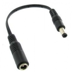 Cable Adaptador Jack Macho 5.5-2.5-Hembra 5.5-2.1mm