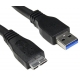 Adaptador cableado USB-A 3.0 Macho-2 USB-B Macho