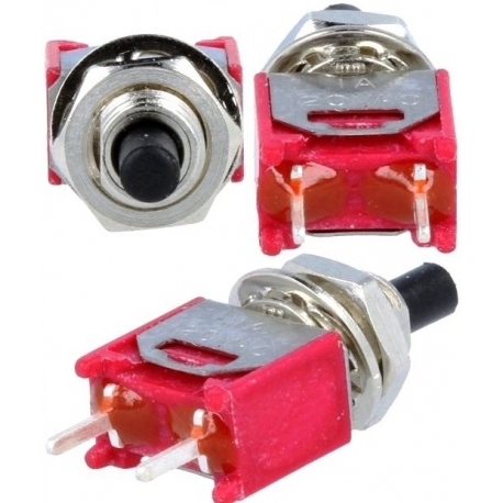 Pulsador recto 2 pin